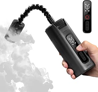 ULANZI RF01 Fog Machine Mini, 40W Portable Fog Machine with 10m Wireless Remote Control, Fog Smoke Machine, Fogger with Battery for Photography, Video Shooting, Wedding, Party