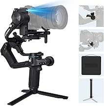 FeiyuTech Official SCORP 2 Kit,Gimbal Stabilizer for Camera,3-Axis DSLR Camera Gimbal,5.51lb Payload,Built-in AI Tracking Module,Bluetooth/Cable Control,for Canon/Sony/Panasonic/Nikon/Fujifilm