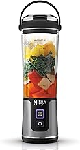 Ninja Blast Portable Blender, 530ml, Leakproof Lid & Sip Spout, Powerful Cordless Mini Blender, Rechargeable, Portable Smoothies, Protein Shakes, Blends Ice & Frozen Fruit, Black, BC151UKBK