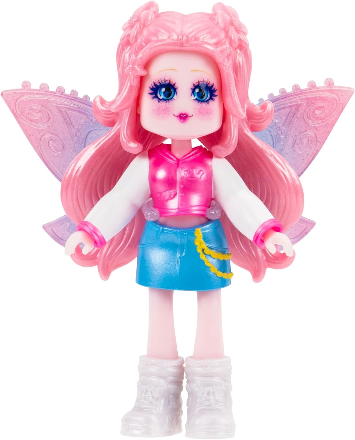 Royale High 3 Inch Light Fairy Fashion Doll - 1 Figure with 9 Fashion Accessories - Virtual Item Code Included - Series 1 - Ages 5+-5