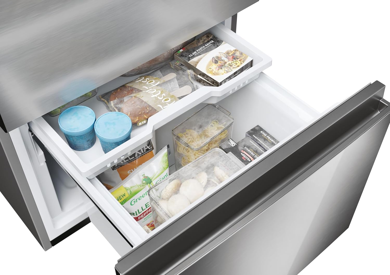 Haier HTW5618ENMG 3D 60 Series 5 Wifi Connected 60/40 Total No Frost Fridge Freezer - Stainless Steel - E Rated-4