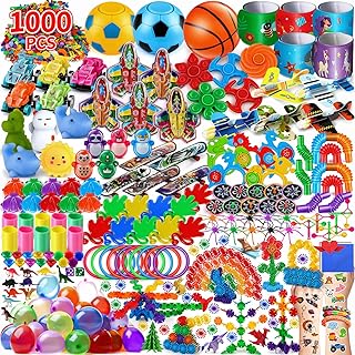 nicknack 1000PCS Party Bag Fillers for Kids, Pinata Fillers, Party Favour Toy Assortment for Boys Girls Children Stocking Fillers Lucky Dip Prizes