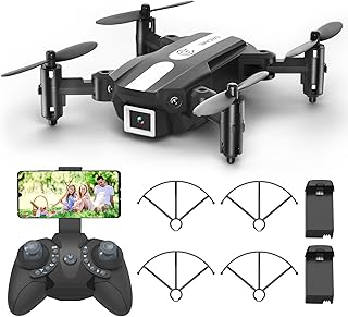 Drone with Camera for Kids - Wipkviey T25 1080P HD Mini Drones for Adults Beginners, RC Quadcopter Toys w/2 Batteries and Carrying Case, Birthday Present for Boys Girls