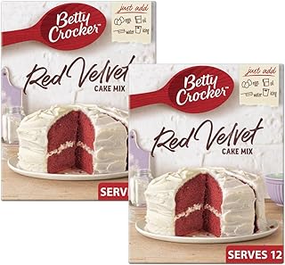 Cake Mix Bundle Containing Betty Crocker Red Velvet 425g (2 Pack)