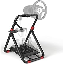 DIWANGUS UK Steering Wheel Stand Foldable, Racing Wheel Stand with Adjustable Height/Angle, Gaming Wheel Stand Fit for Logitech G29/G923/G920, for Thrustmaster T300/T248 PS5 PS4 XBOX(Stand ONLY)