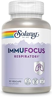 SOLARAY Immufocus Respirartory - Lab Verified -Vegan - Gluten Free 90 VegCaps, 1 count (Pack of 1)