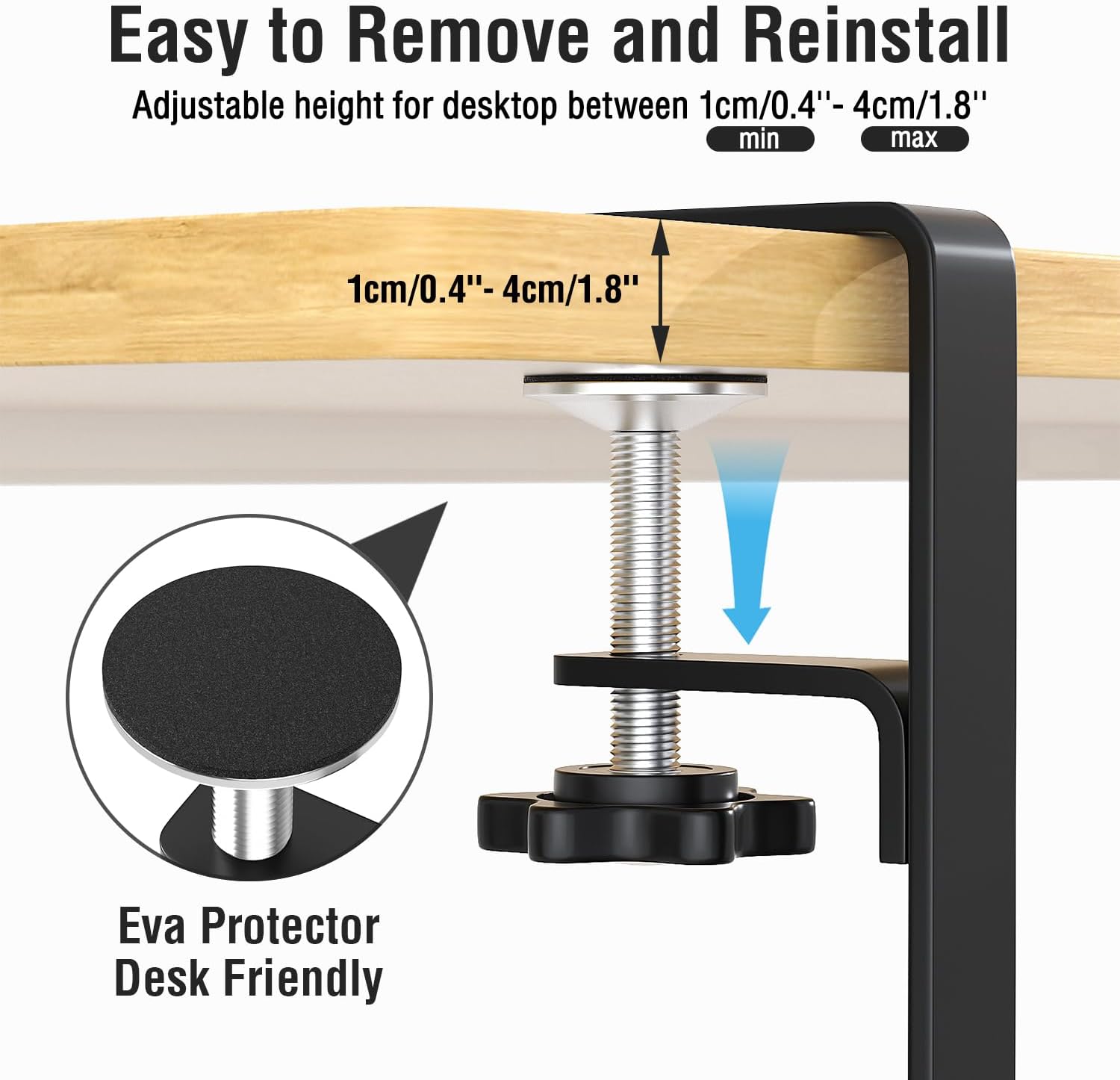 Cable Management Under Desk Cable Tray Wire Tidy Organiser No-Drill With Clamp Cable Tidy Basket Sturdy Metal For Managing Cables and Power Strips 16x5.6x6.3 inch-2