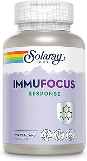 SOLARAY Solaray Immufocus Response - Lab Verified -Vegan - Gluten Free 90 VegCaps, 1 count (Pack of 1)