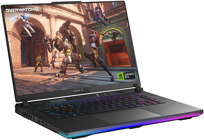 ASUS ROG Strix 16 G614JIR 16.0" WUXGA 165Hz Gaming Laptop (Intel i9-14900HX, NVIDIA GeForce RTX 4070 Laptop GPU, 16GB RAM, 1TB PCIe SSD, Windows 11 Home)-1