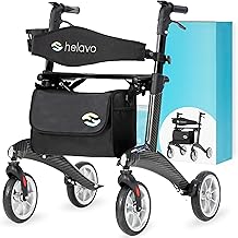 Helavo Ultralight Carbon Walker - Only 5.6 Kg Light - Lightweight Carbon Fiber Walker for Seniors