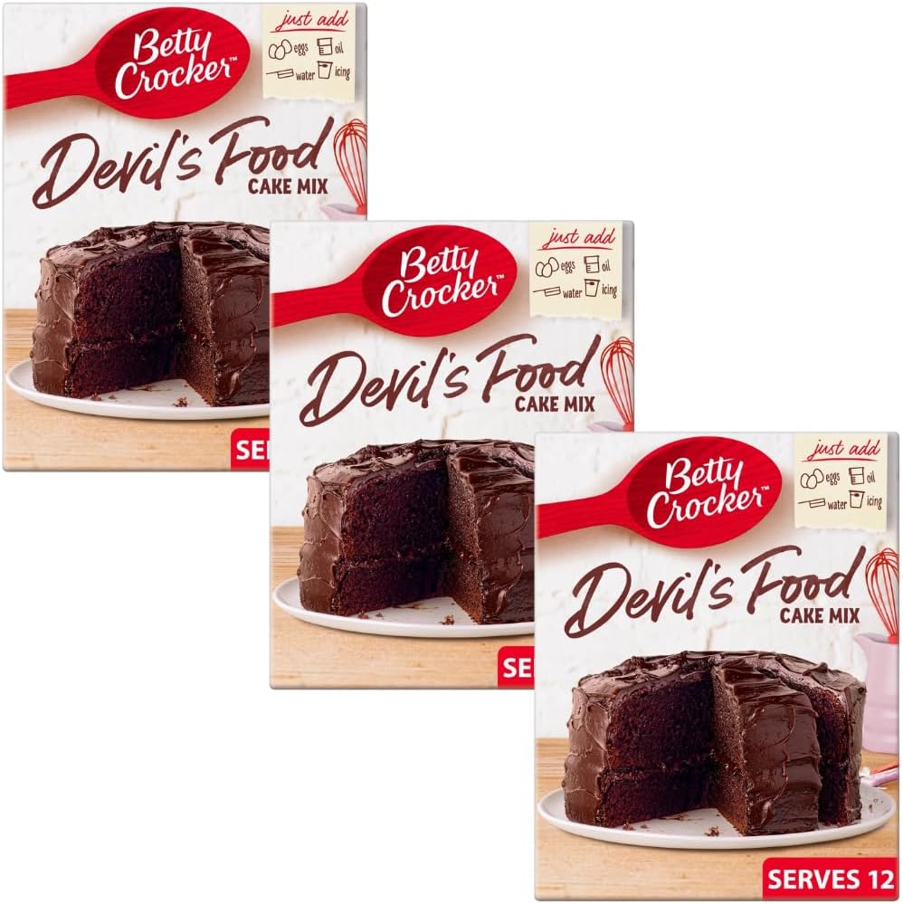 Cake Mix Bundle Containing Devil's Food Cake Mix 425g (3 Pack)-0