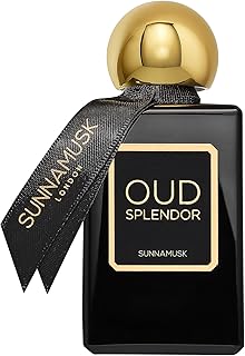 Sunnamusk London Oud Splendor Eau De Parfum, Men, Spicy And Sweet Oud Fragrance, Perfume, Luxury Fragrance (50ml)