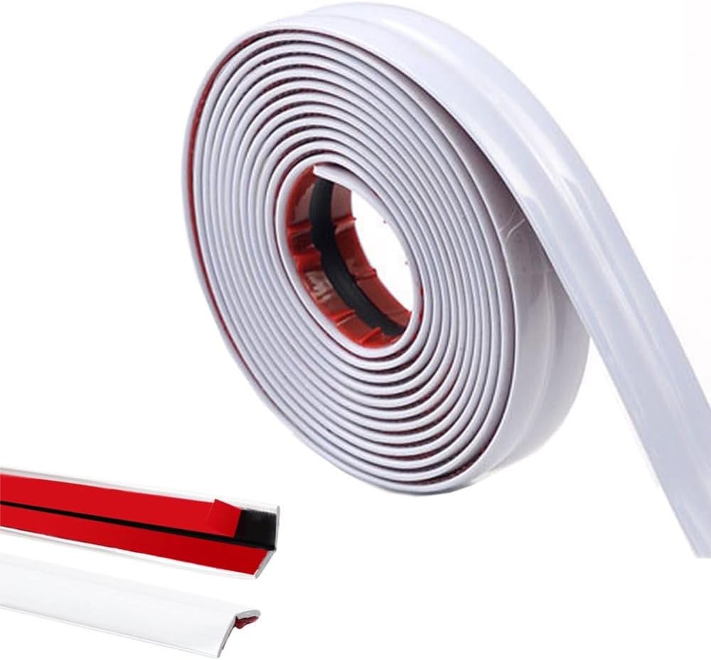 PVC Inside Outside Corner Trim Self-Adhesive Peel and Stick Vinyl Edging for Tile and Wall Edges, External Corner Strip Exterior Trim,3cm-0