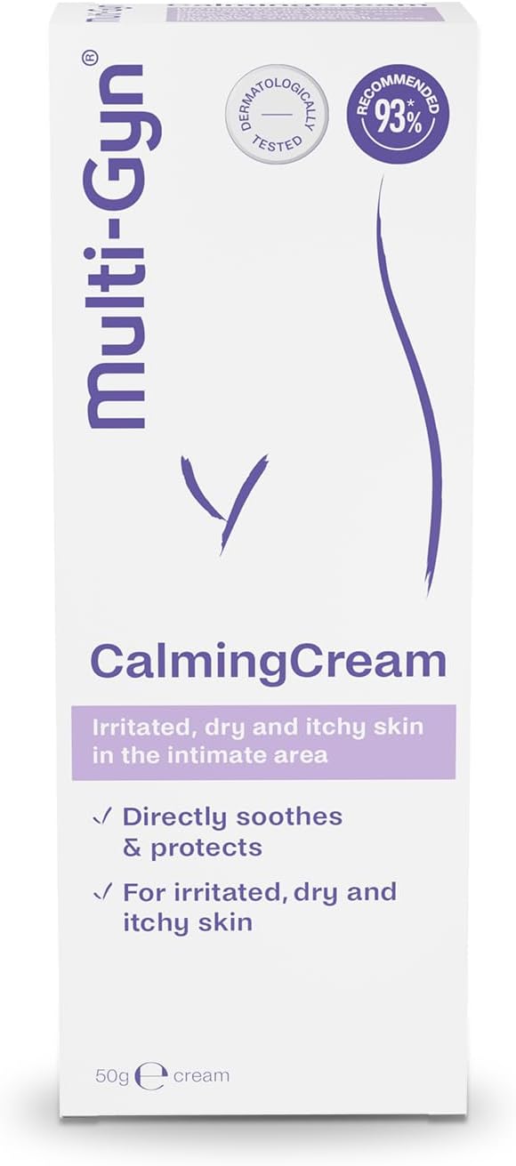 Multi-Gyn Calmingcream 50g - Directly soothes itching and irritation - Intimate care - Fragrance free with aloe extract - Dermatologically tested "-0