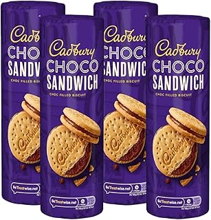 Chocolate Sandwich Bundle Containing Cadbury Choco Sandwich Choc Filled Biscuit 260g (4 Pack)