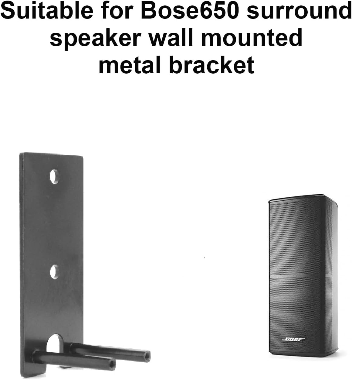 Yuhtech Wall Mount Bracket for Bose OmniJewel Lifestyle 650 Home Speaker, Bose Surround Speakers 700 (1Pcs)-5