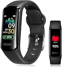 Fitness Tracker Watch, Health Tracker Watch with Pedometer, Activity Trackers and Smart Watches with Heart Rate, Blood Oxygen, Sleep Tracker, Fitness Watches for Women Man Compatible iOS Android