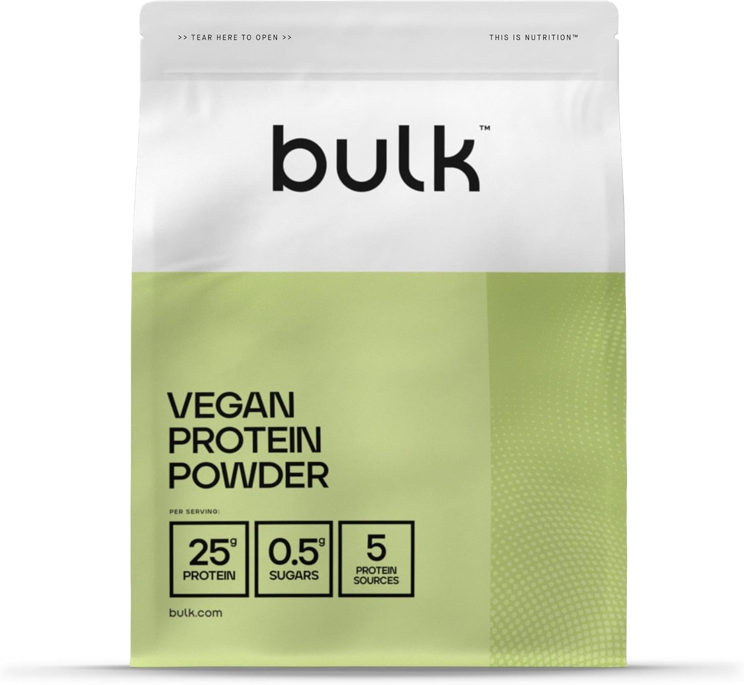 Bulk Vegan Protein Powder, Vanilla, 1 kg, New & Improved Formula, 28 Servings, Packaging May Vary-0