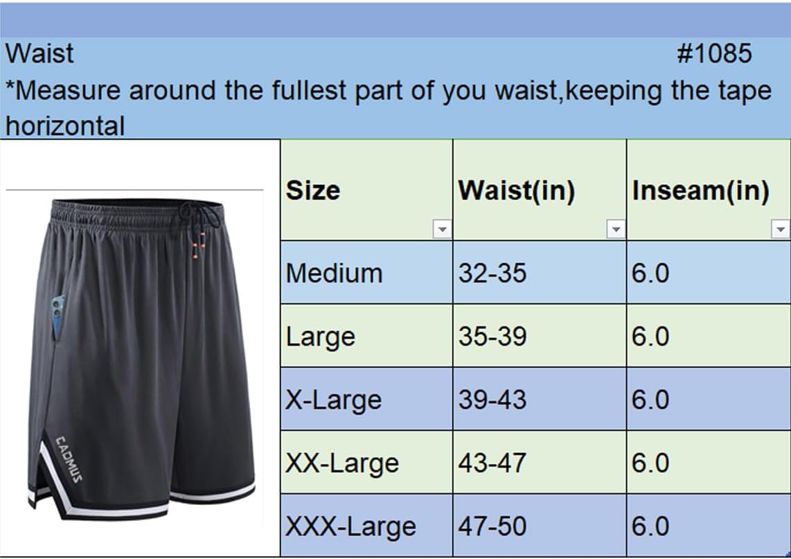 Cadmus 3 Pack Mens Running Shorts Dry Fit Gym Lightweight Sport Athletic Training Shorts with Pockets-2