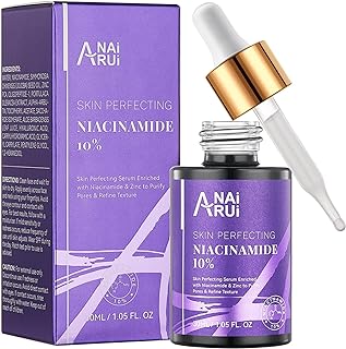 ANAiRUi 10% Niacinamide Facial Serum with Vitamin B3, Arbutin and Zinc - Reduce Dark Spots, Blemish, Pore, Anti-Aging and Wrinkle - 30ml