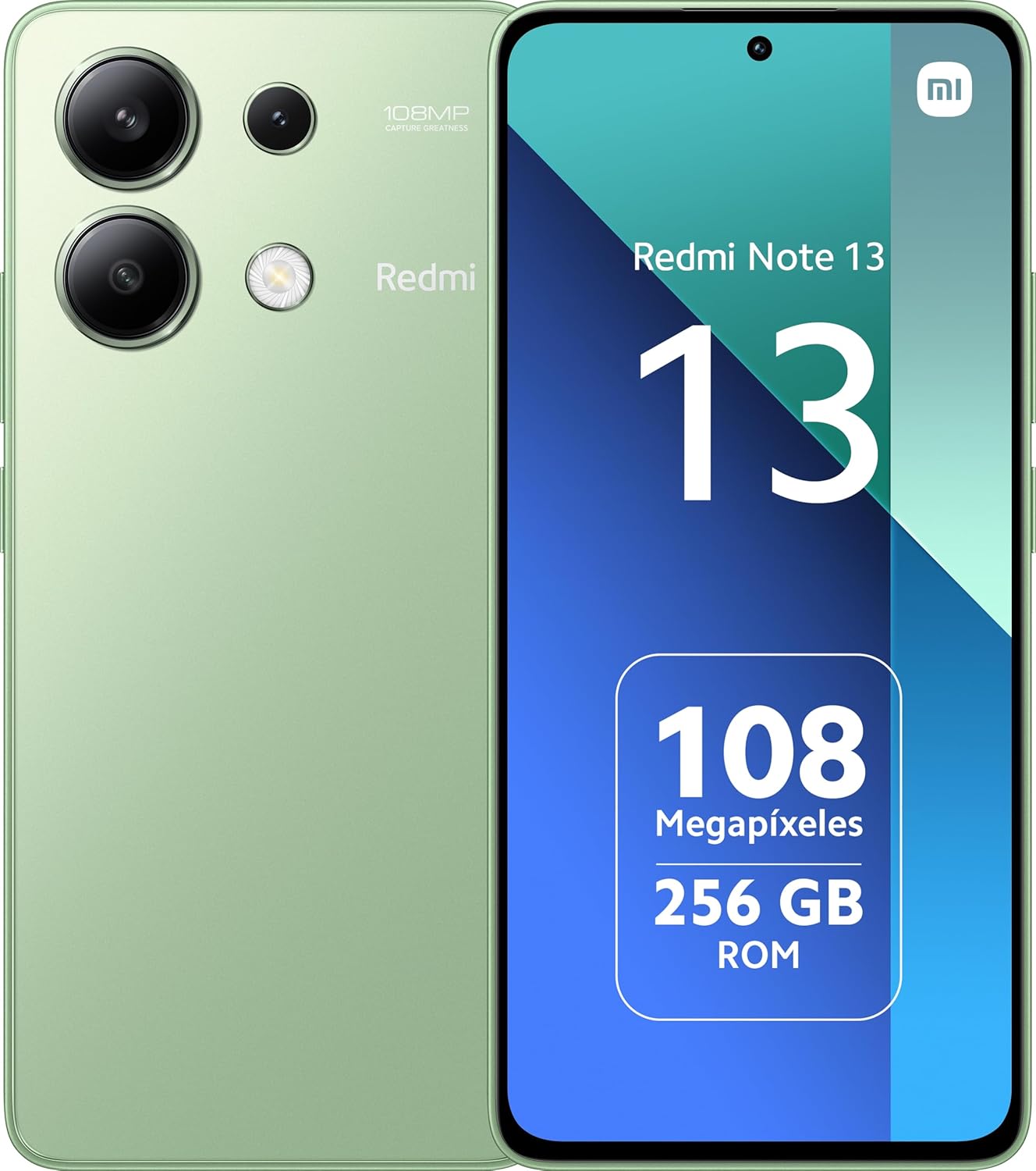 xiaomi Redmi Note 13 8+256GB SIM Free - Mint Green (UK Version 2 Years Warranty)-1