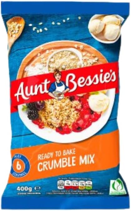 Baking Mix Bundle Containing Aunt Bessie's Ready to Make Crumble Mix 400g (3 Pack)-1