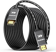 Highwings 4K Long HDMI Cable 12M | in-Wall CL3 Rated HDMI Cable 2.0 | Support HDR10 8/10bit 18Gbps HDCP2.2 ARC | High Speed HD Shielded Cord | Compatible with Laptop, PC, HDTV, Projector