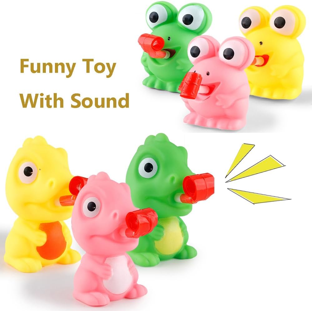 3 Pack Creative Squeeze Toys Dinosaurs with Tongue Sticking Out, Funny, Party Favor, Novelty Relief Squeeze Toys Funny Gags Gifts for Kids Adults ,Sensory Toys with Sound-2