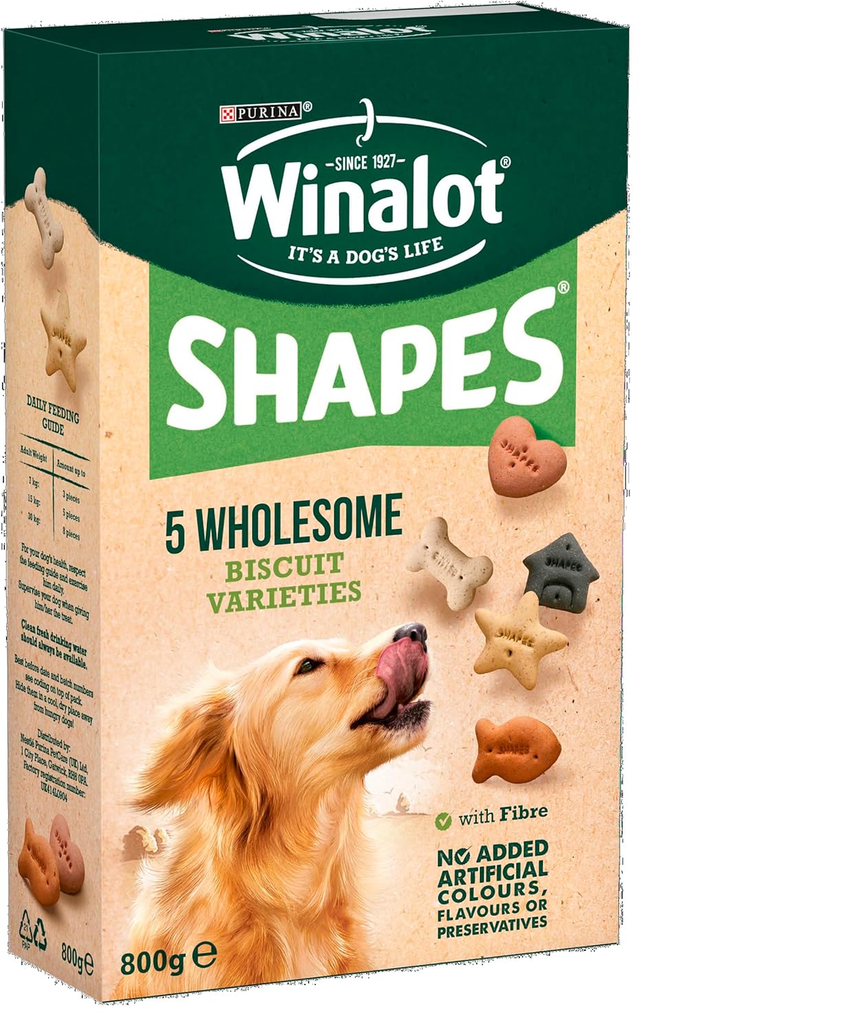 WINALOT Shapes Dog Treat Biscuits 5 X 800g-0