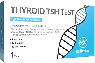 GetTested at Home Thyroid TSH Test (1 Test) The Test Measures The Level of TSH (Thyroid Stimulating Hormone) in The Blood