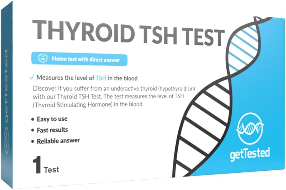 GetTested at Home Thyroid TSH Test (1 Test) The Test Measures The Level of TSH (Thyroid Stimulating Hormone) in The Blood-0