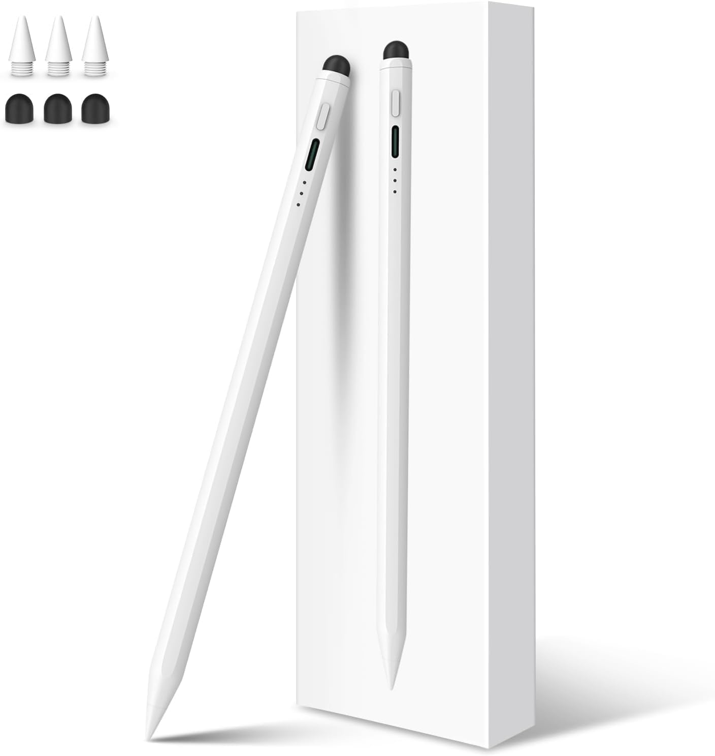 MEKO iPad Apple Pencil 9th&10th Generation, iPad Pencil with 13 Mins Fast Charging, Palm Rejection, Tilt Sensitivity Compatible with iPad Pro11"/12.9"/13", iPad Air3-5/11"/13", iPad Mini5/6, iPad6-10-0