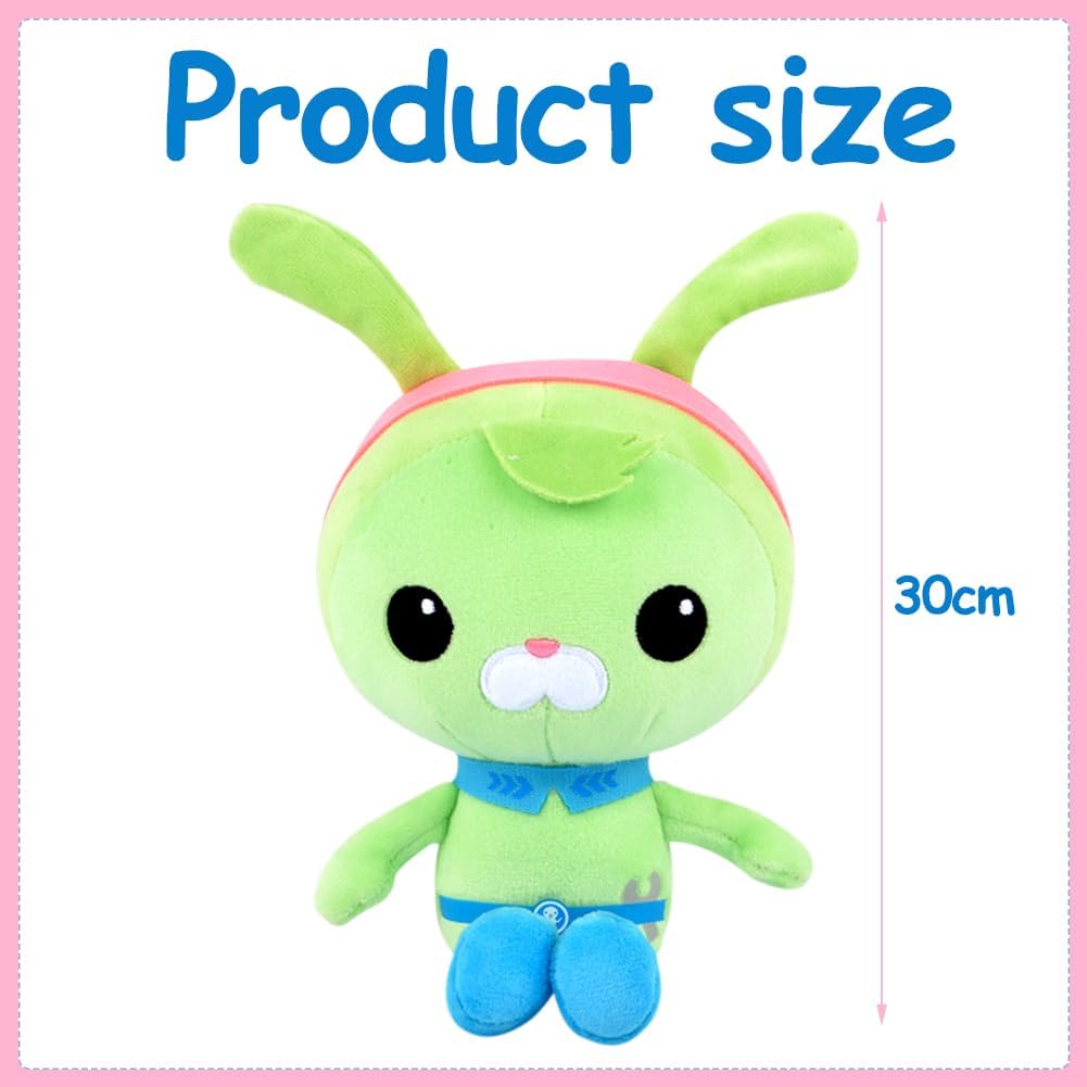 Anime Plush, 30 Cm Anime Cartoon Plush Toy, Animals Plush Toy, Tweak Cartoon Stuffed Plush Doll, Rabbit Plush Dolls Gift For Collection Children Gifts For Boys And Girls Fans Decoration (Green)-1