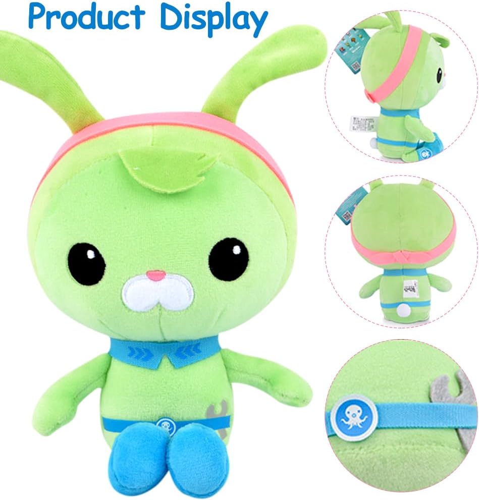 Anime Plush, 30 Cm Anime Cartoon Plush Toy, Animals Plush Toy, Tweak Cartoon Stuffed Plush Doll, Rabbit Plush Dolls Gift For Collection Children Gifts For Boys And Girls Fans Decoration (Green)-2