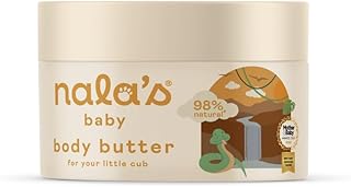 Nala's Baby Body Butter | Award-winning | 98% Natural | Dermatologically-tested and Paediatrician-approved | Soothing Oat | Vegan | Nalas Baby