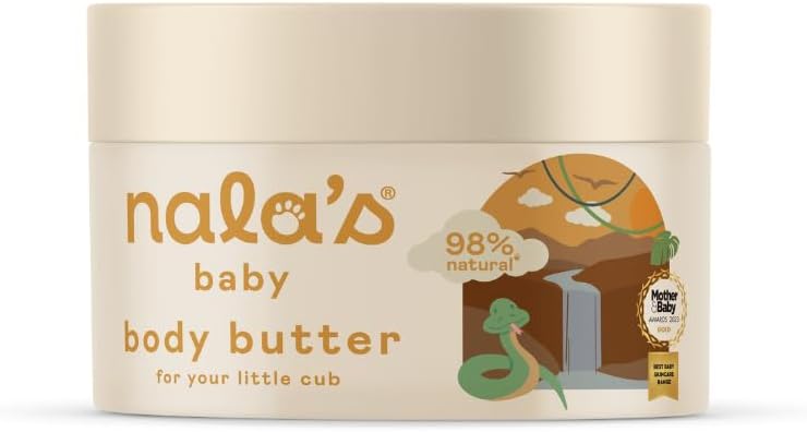 Nala's Baby Body Butter | Award-winning | 98% Natural | Dermatologically-tested and Paediatrician-approved | Soothing Oat | Vegan | Nalas Baby-0