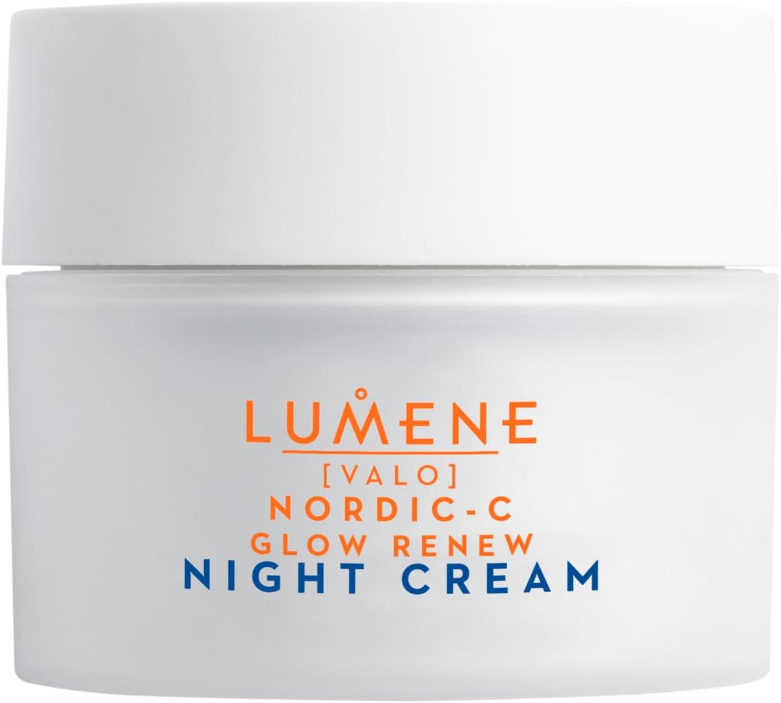 Lumene Nordic-C [VALO] Vitamin C Glow Renew Night Cream 50ml - Overnight Bright Sleeping Cream, New Improved Formulation-0