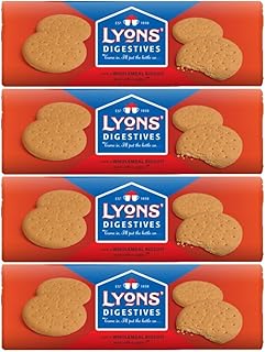 Tea Biscuit Bundle Consisting of Lyons Digestives Biscuits 300g (4 Pack)