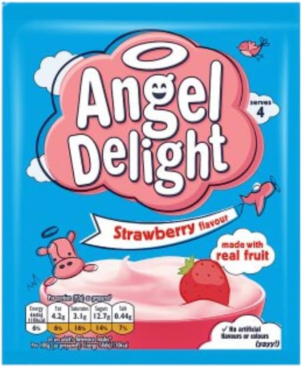 Dessert Mix Bundle Consisting of Angel Delight Strawberry 59g x4 & Chocolate 59g x4 (8 Pack)-1