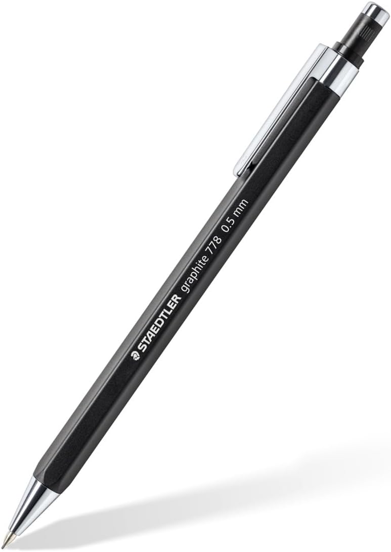 STAEDTLER 7785ABK25D Graphite 778 Mechanical Pencil - 0.7mm (Pack of 1 + Lead Refills)-1