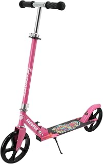 Hyiatyo Foldable Scooter for Kids Teens Ages 8-12 with Height Adjustable Handlebars, 20cm Big Wheels for Kids, Teen and Adults