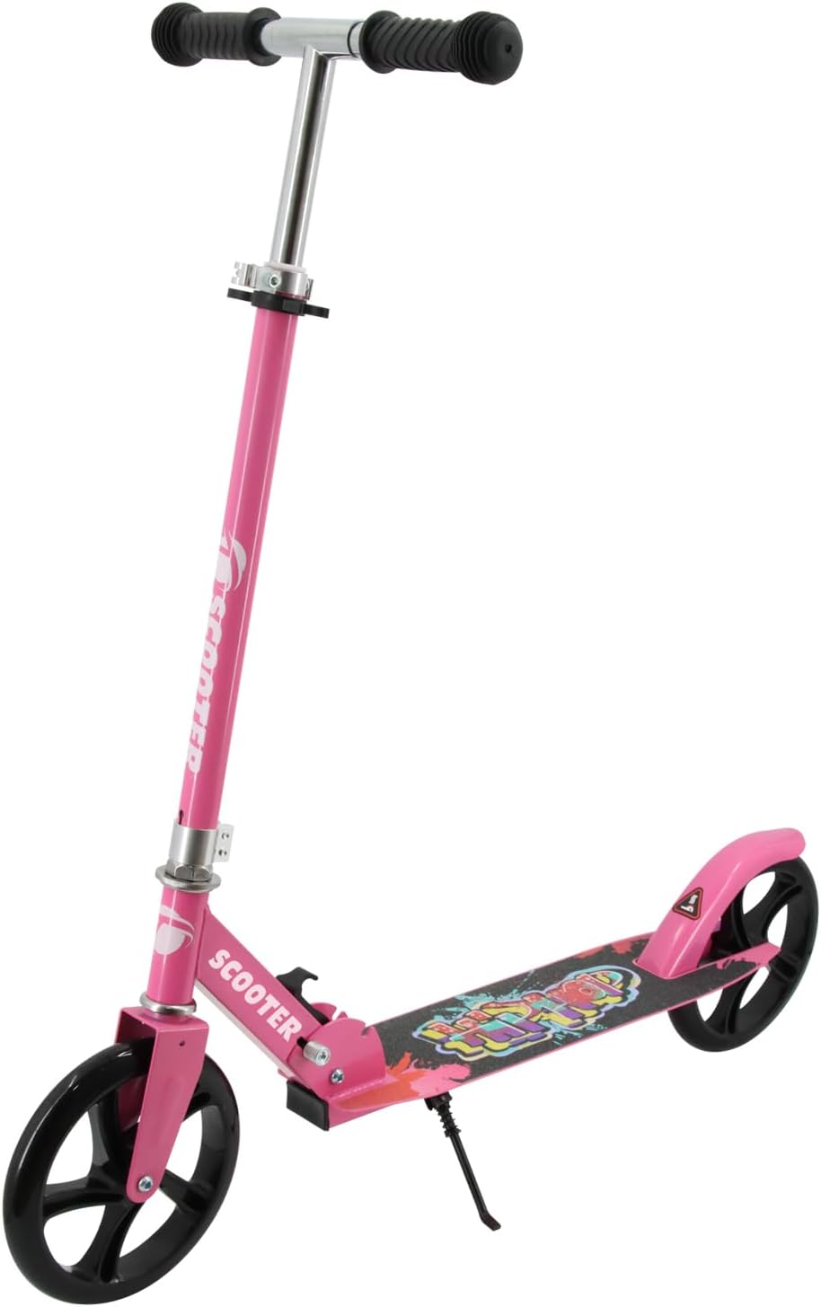 Hyiatyo Foldable Scooter for Kids Teens Ages 8-12 with Height Adjustable Handlebars, 20cm Big Wheels for Kids, Teen and Adults-0