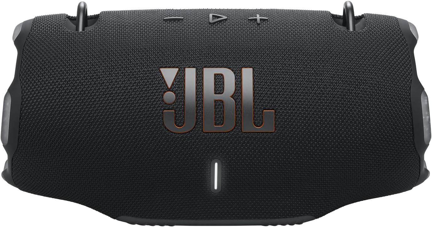 JBL Xtreme 4 Portable Bluetooth Speaker with JBL Pro Sound and Convenient Shoulder Strap, IP67 Waterproof, Built-In Power Bank, Black-1