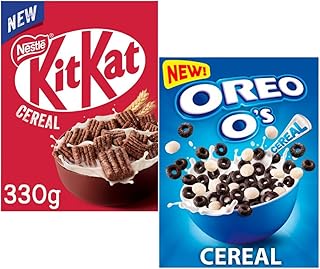 Cereal Bundle With KitKat Milk Chocolate Cereal 330g & Oreo O's Cereal 350g (2 Pack)