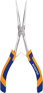 WISEPRO Long Nose Pliers, 7 inches Slim Long Nose for Hard to Reach Narrow Space, Designed for Mechanics, Technicians