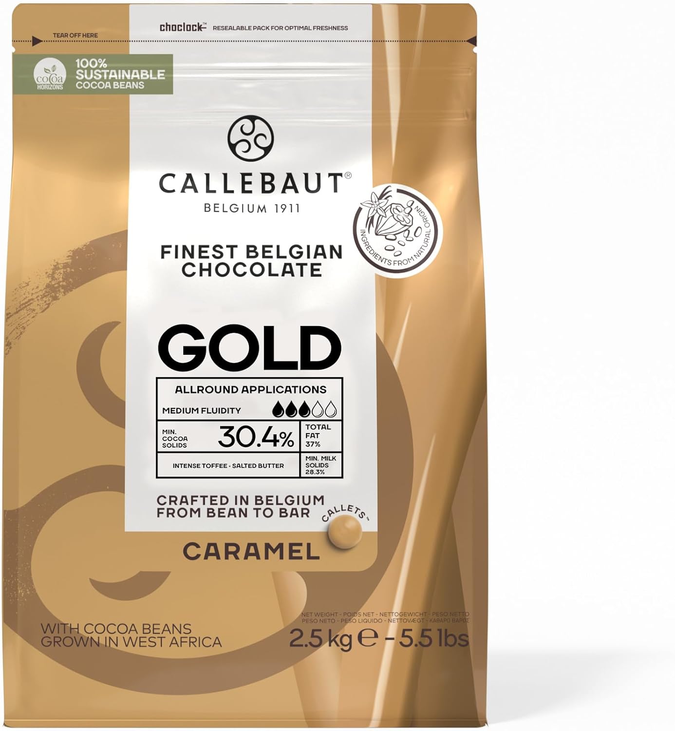 Callebaut Gold Callets 2.5kg-0