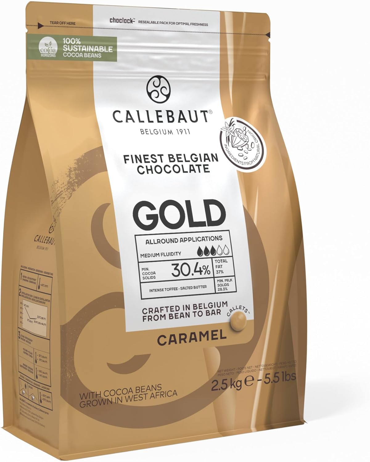 Callebaut Gold Callets 2.5kg-1