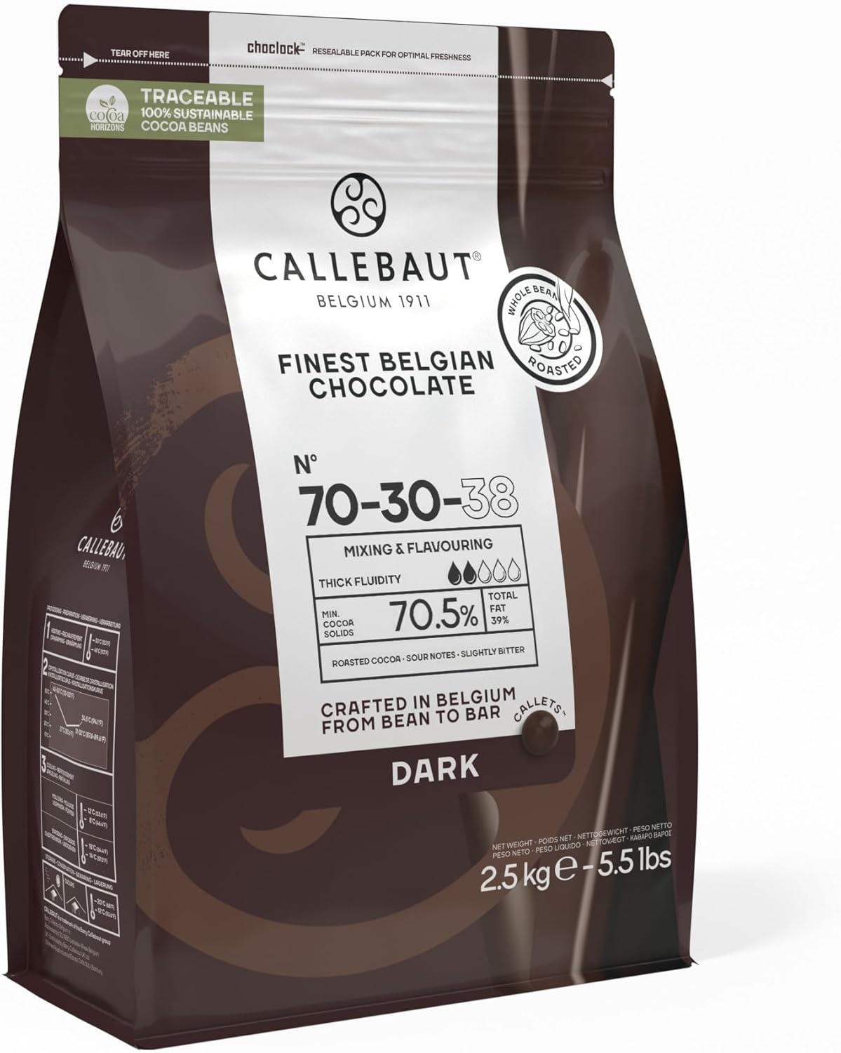 Callebaut 70-30-38 Callets 2.5KG-1