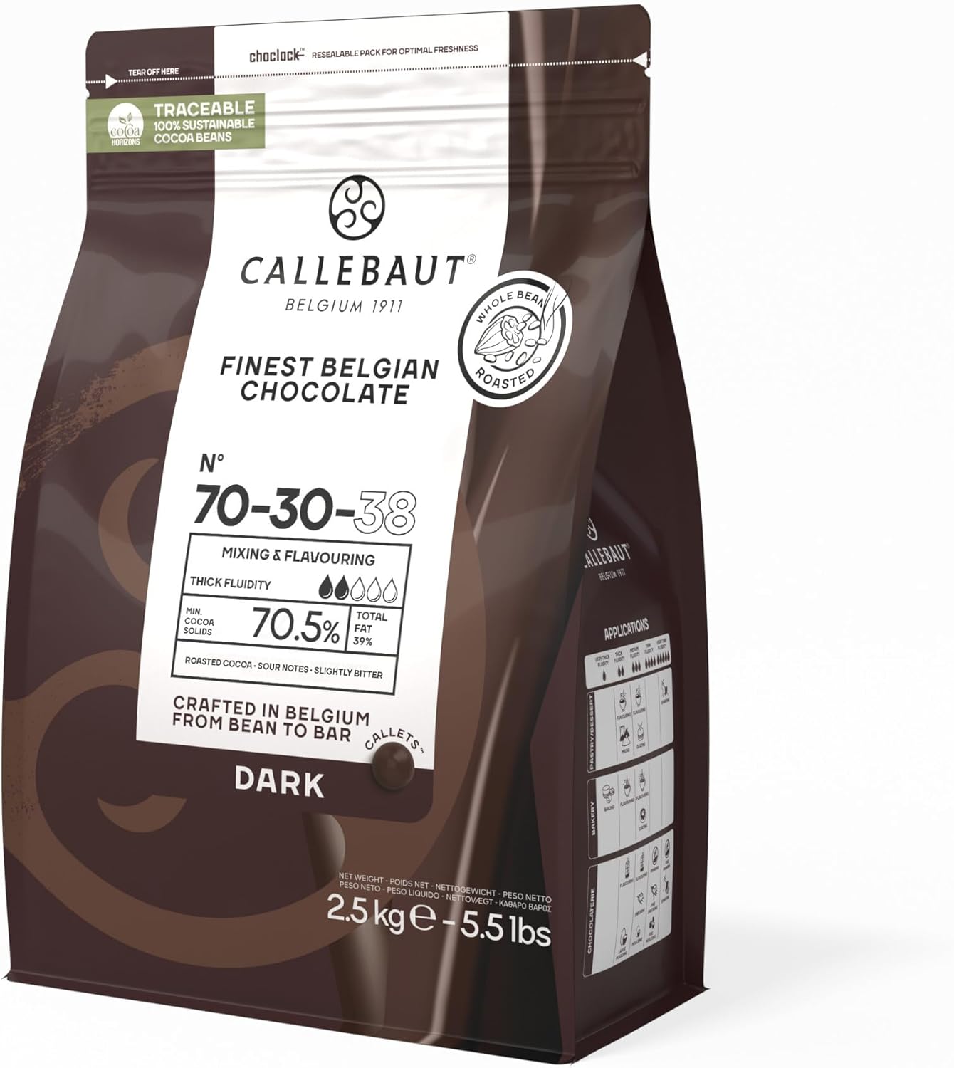 Callebaut 70-30-38 Callets 2.5KG-2