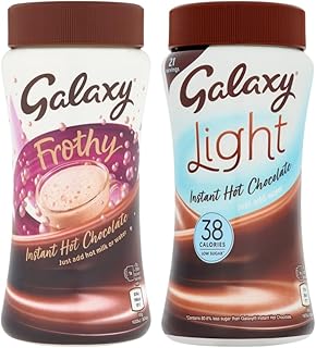 Hot Chocolate Bundle With Galaxy Frothy Hot Chocolate Drink 275g and Light Instant Hot Chocolate 210g (2 Pack)